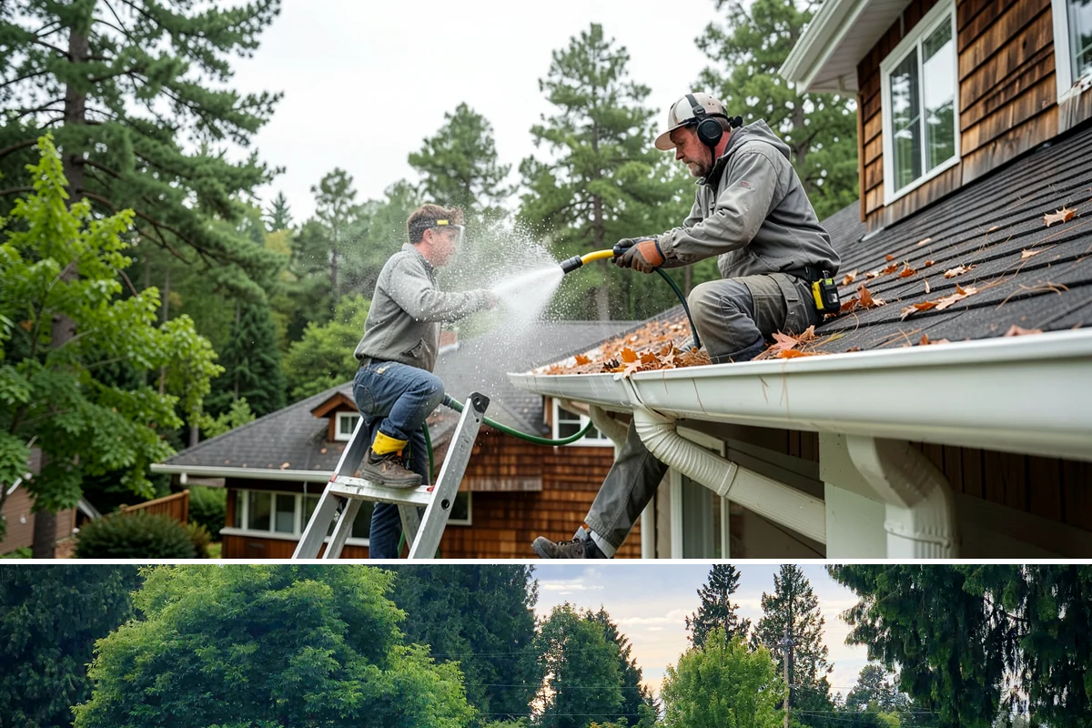 Metal Cleaning in Bonney Lake, Pierce County, WA - Clean exterior metal in late spring to remove the film that builds through the damp winter and to slow seasonal corrosion.