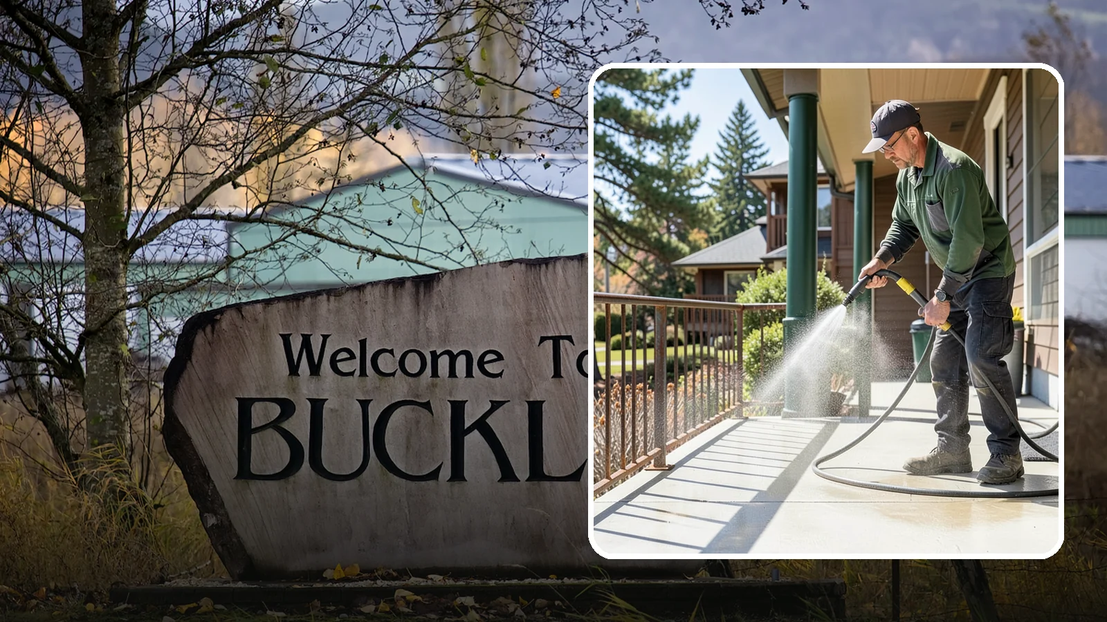 Metal Cleaning in Buckley, Pierce County, WA - Gentle cleaning of exterior metal surfaces and railings that removes grime, oxidation film, and staining without scratching.
