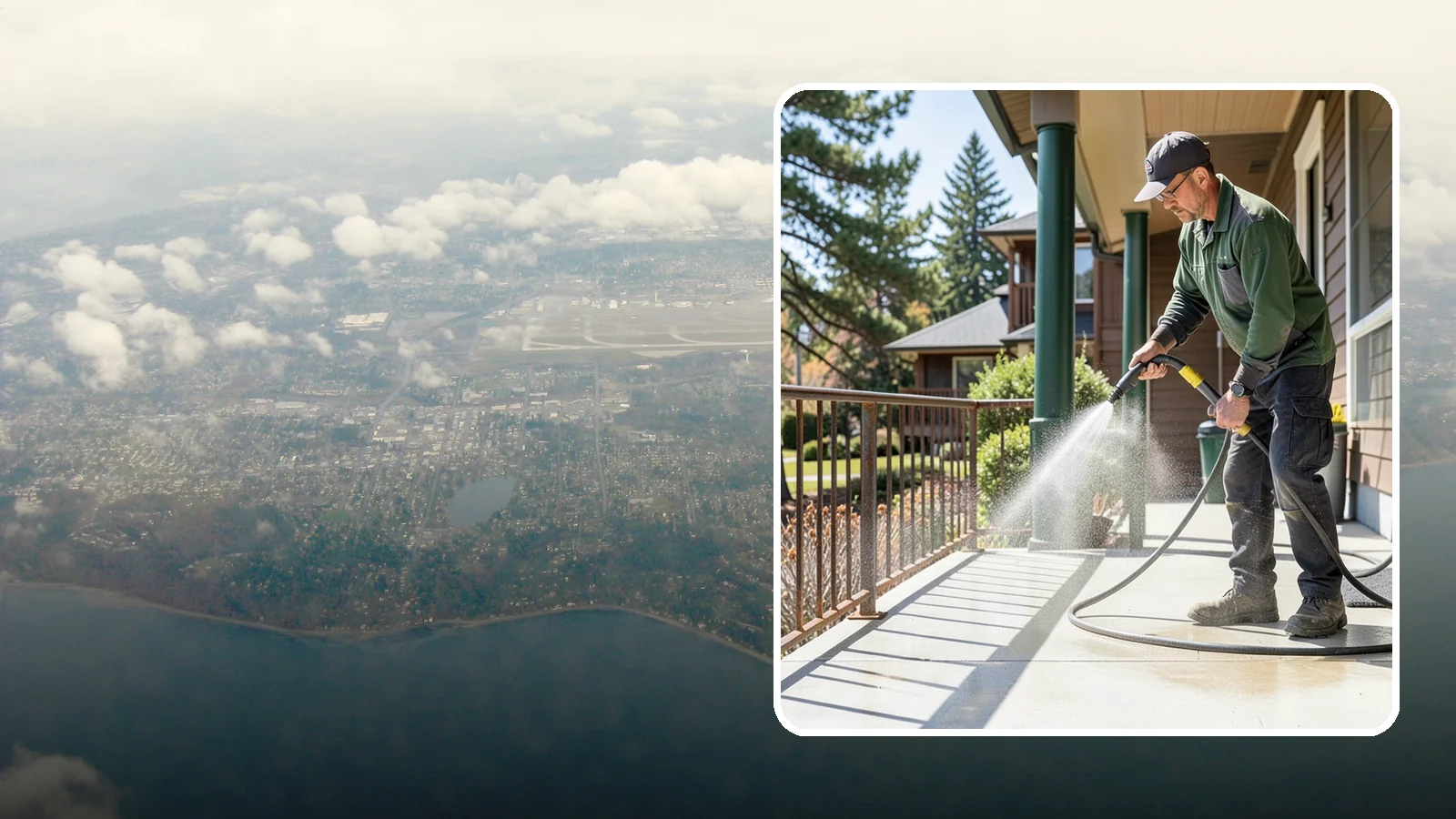 Metal Cleaning in Burien, King County, WA - Gentle cleaning of exterior metal surfaces and railings that removes grime, oxidation film, and staining without scratching.