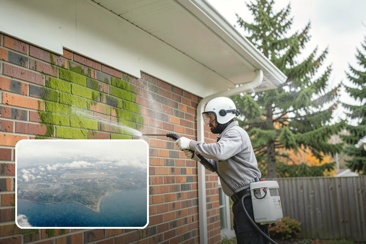 Metal Cleaning in Burien, King County, WA - Lifts grime and oxidation film from exterior metal