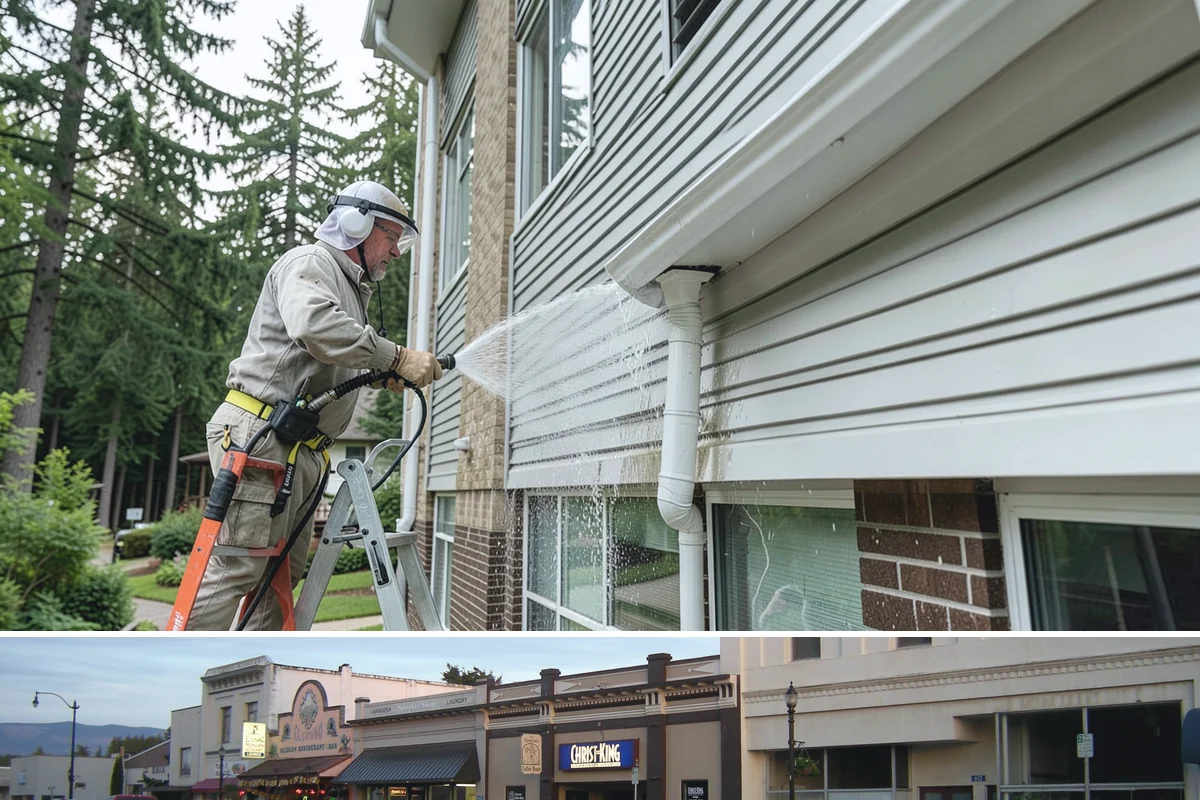 Metal Cleaning in Burlington, Skagit County, WA - Clean exterior metal in late spring to remove the film that builds through the damp winter and to slow seasonal corrosion.