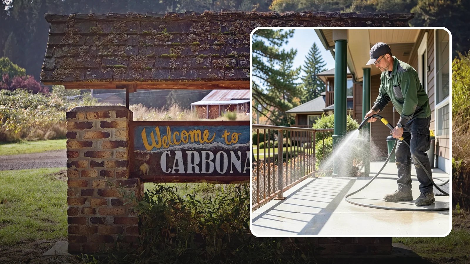 Metal Cleaning in Carbonado, Pierce County, WA - Gentle cleaning of exterior metal surfaces and railings that removes grime, oxidation film, and staining without scratching.