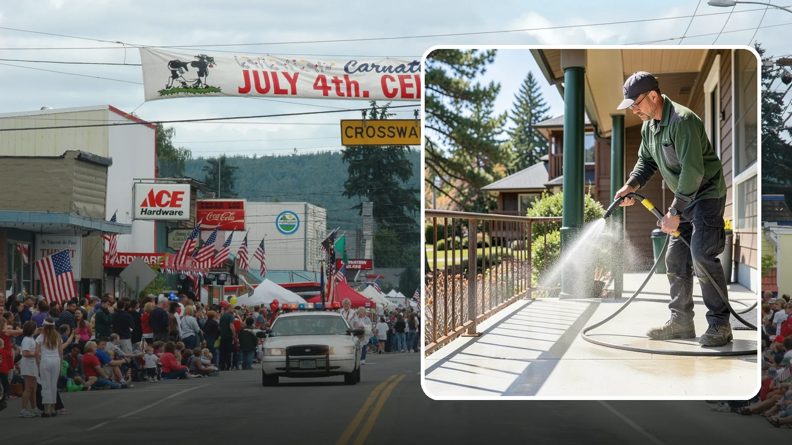 Metal Cleaning in Carnation, King County, WA - Gentle cleaning of exterior metal surfaces and railings that removes grime, oxidation film, and staining without scratching.