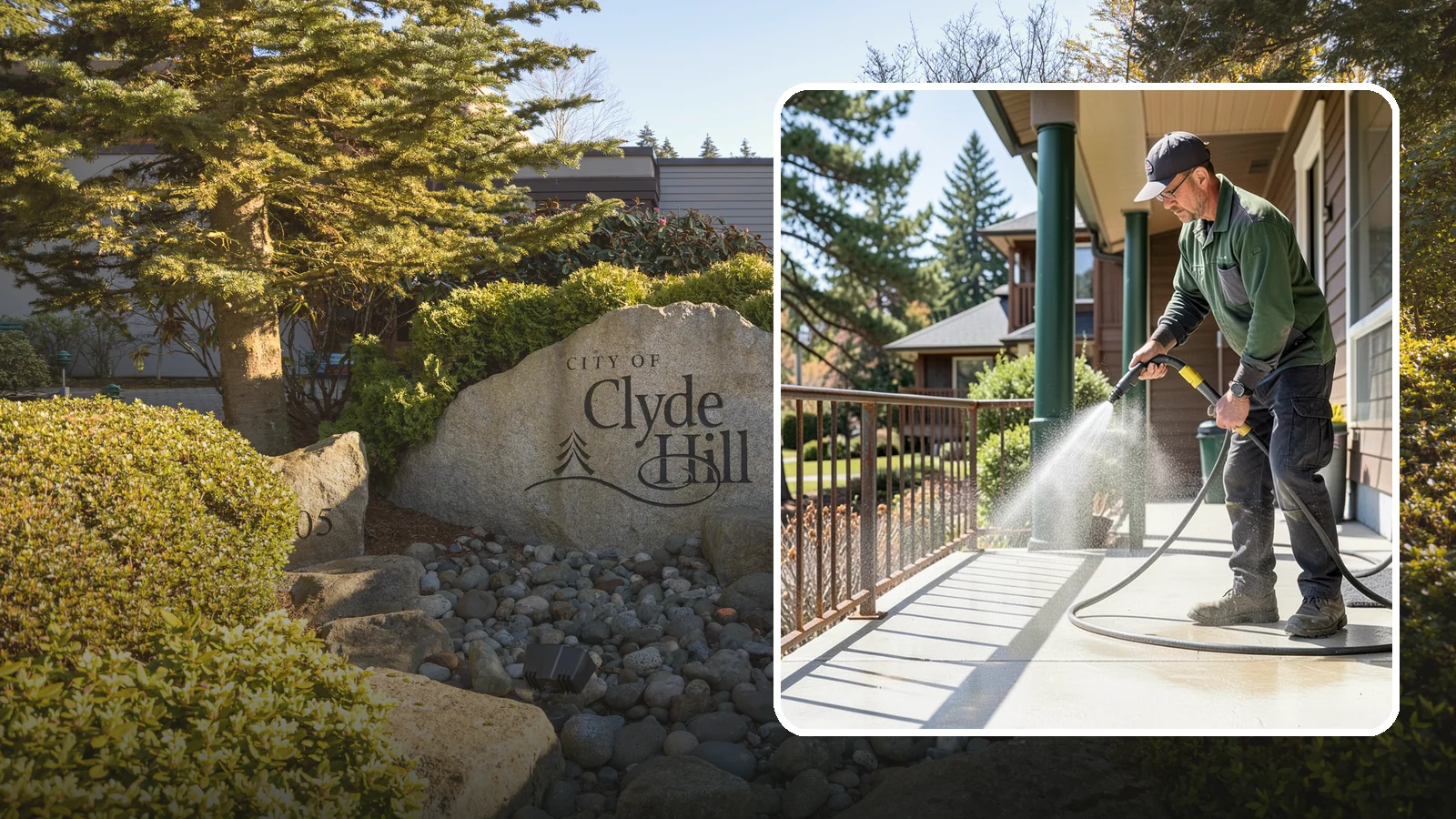 Metal Cleaning in Clyde Hill, King County, WA - Gentle cleaning of exterior metal surfaces and railings that removes grime, oxidation film, and staining without scratching.
