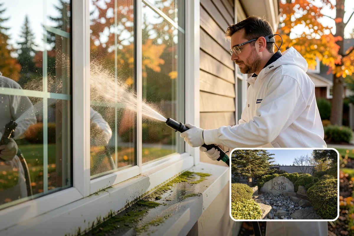 Metal Cleaning in Clyde Hill, King County, WA - Lifts grime and oxidation film from exterior metal