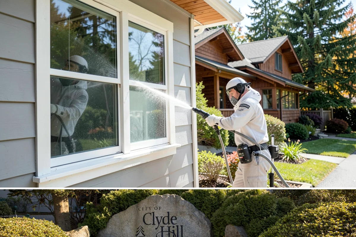 Metal Cleaning in Clyde Hill, King County, WA - Clean exterior metal in late spring to remove the film that builds through the damp winter and to slow seasonal corrosion.
