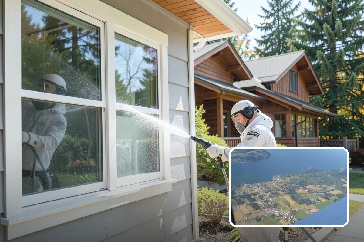 Metal Cleaning in Coupeville, Island County, WA - Lifts grime and oxidation film from exterior metal