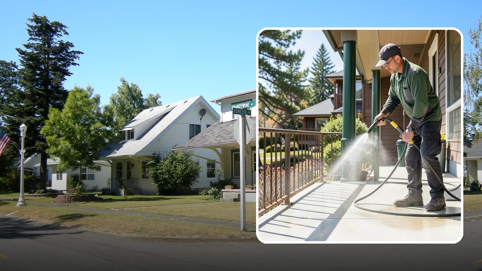 Metal Cleaning in DuPont, Pierce County, WA - Gentle cleaning of exterior metal surfaces and railings that removes grime, oxidation film, and staining without scratching.