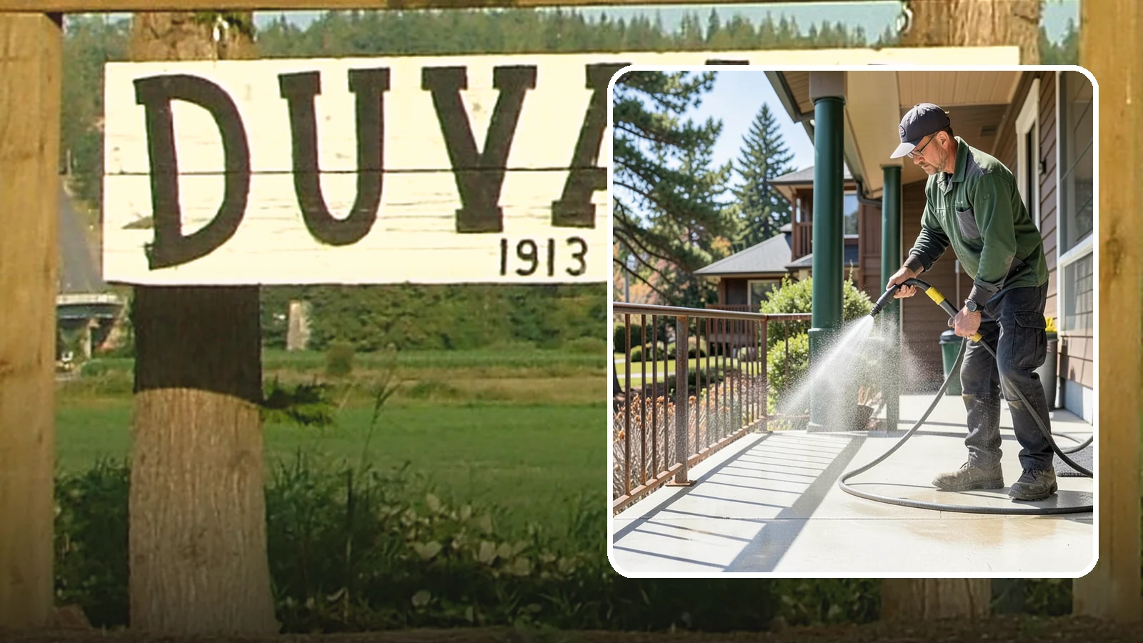 Metal Cleaning in Duvall, King County, WA - Gentle cleaning of exterior metal surfaces and railings that removes grime, oxidation film, and staining without scratching.