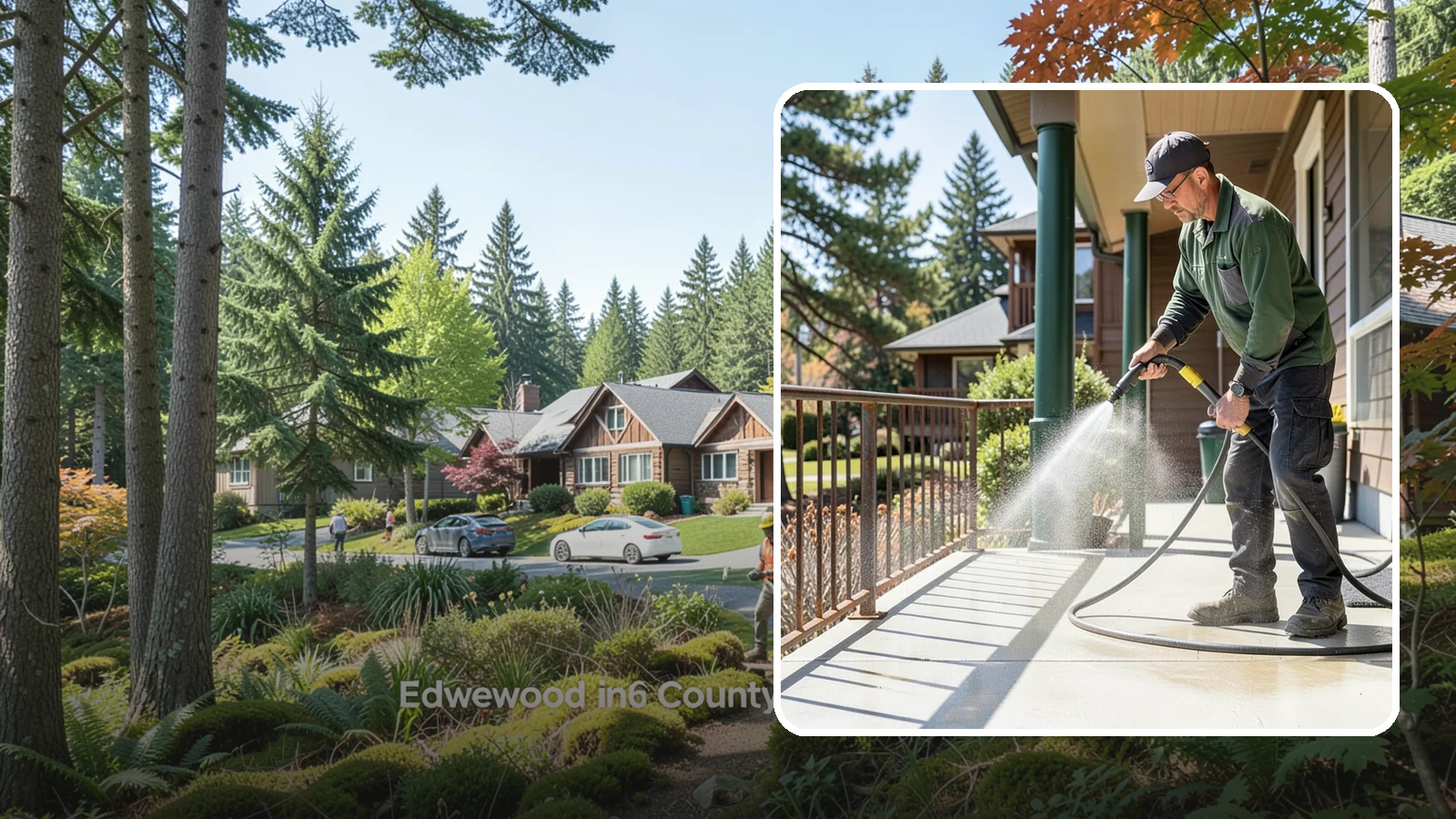 Metal Cleaning in Edgewood, Pierce County, WA - Gentle cleaning of exterior metal surfaces and railings that removes grime, oxidation film, and staining without scratching.