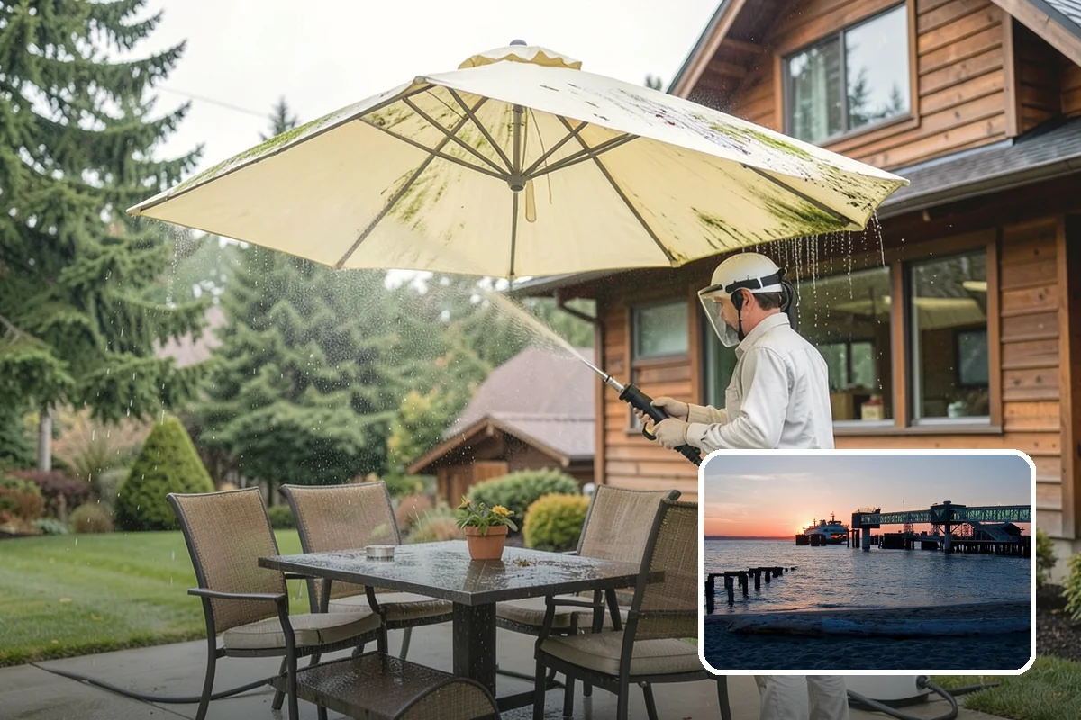 Metal Cleaning in Edmonds, Snohomish County, WA - Lifts grime and oxidation film from exterior metal