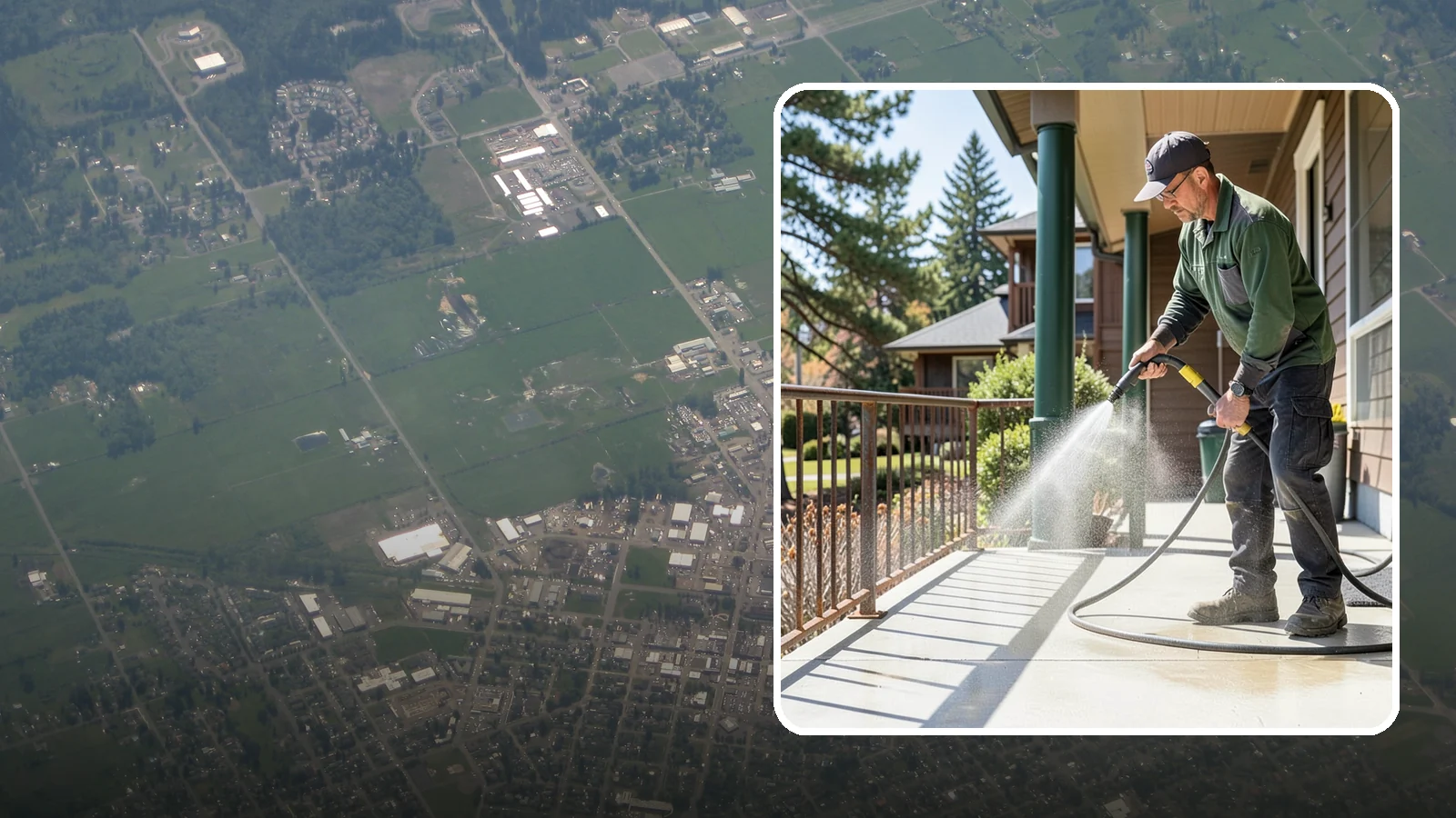 Metal Cleaning in Enumclaw, King County, WA - Gentle cleaning of exterior metal surfaces and railings that removes grime, oxidation film, and staining without scratching.