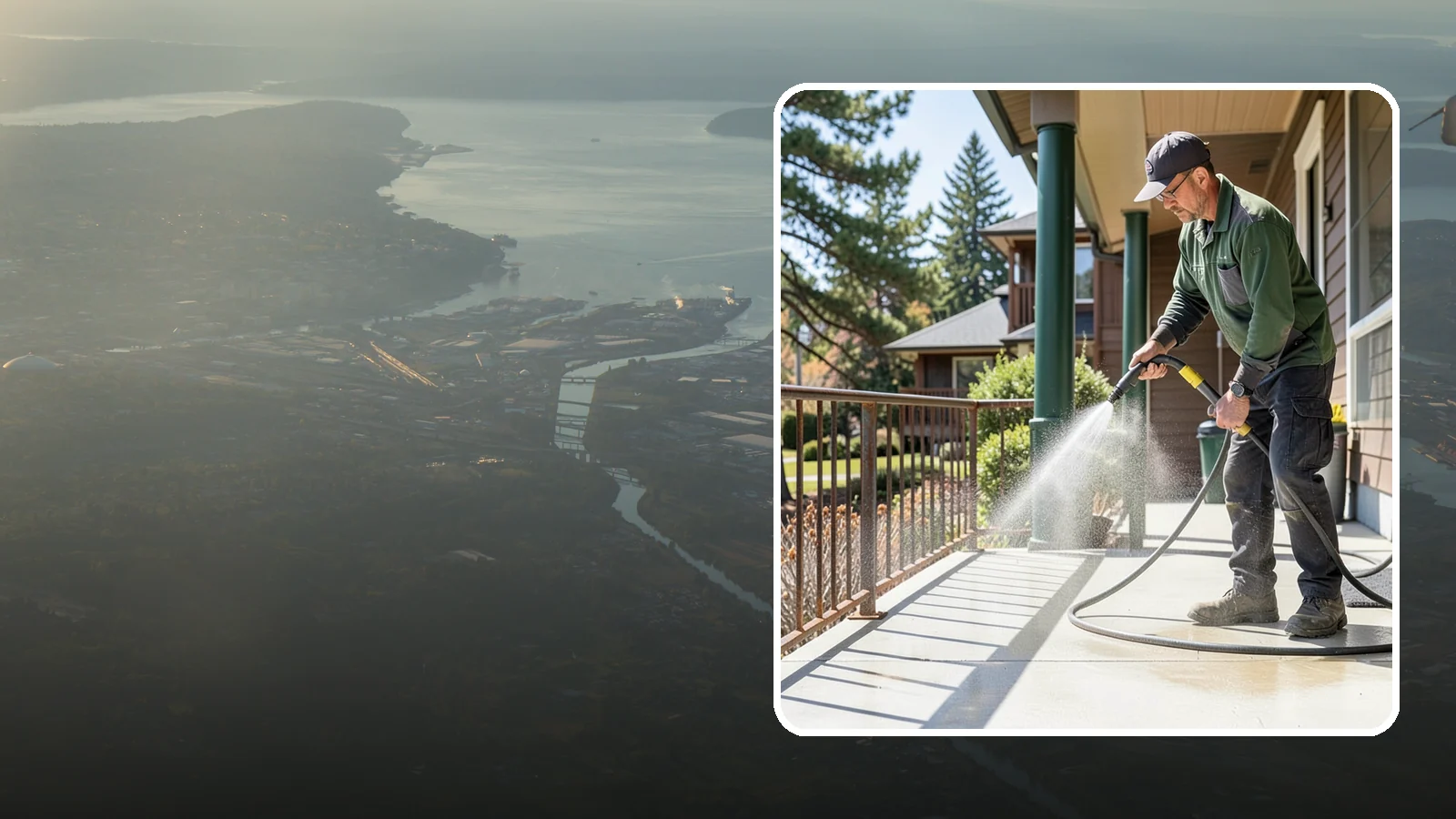 Metal Cleaning in Fife, Pierce County, WA - Gentle cleaning of exterior metal surfaces and railings that removes grime, oxidation film, and staining without scratching.