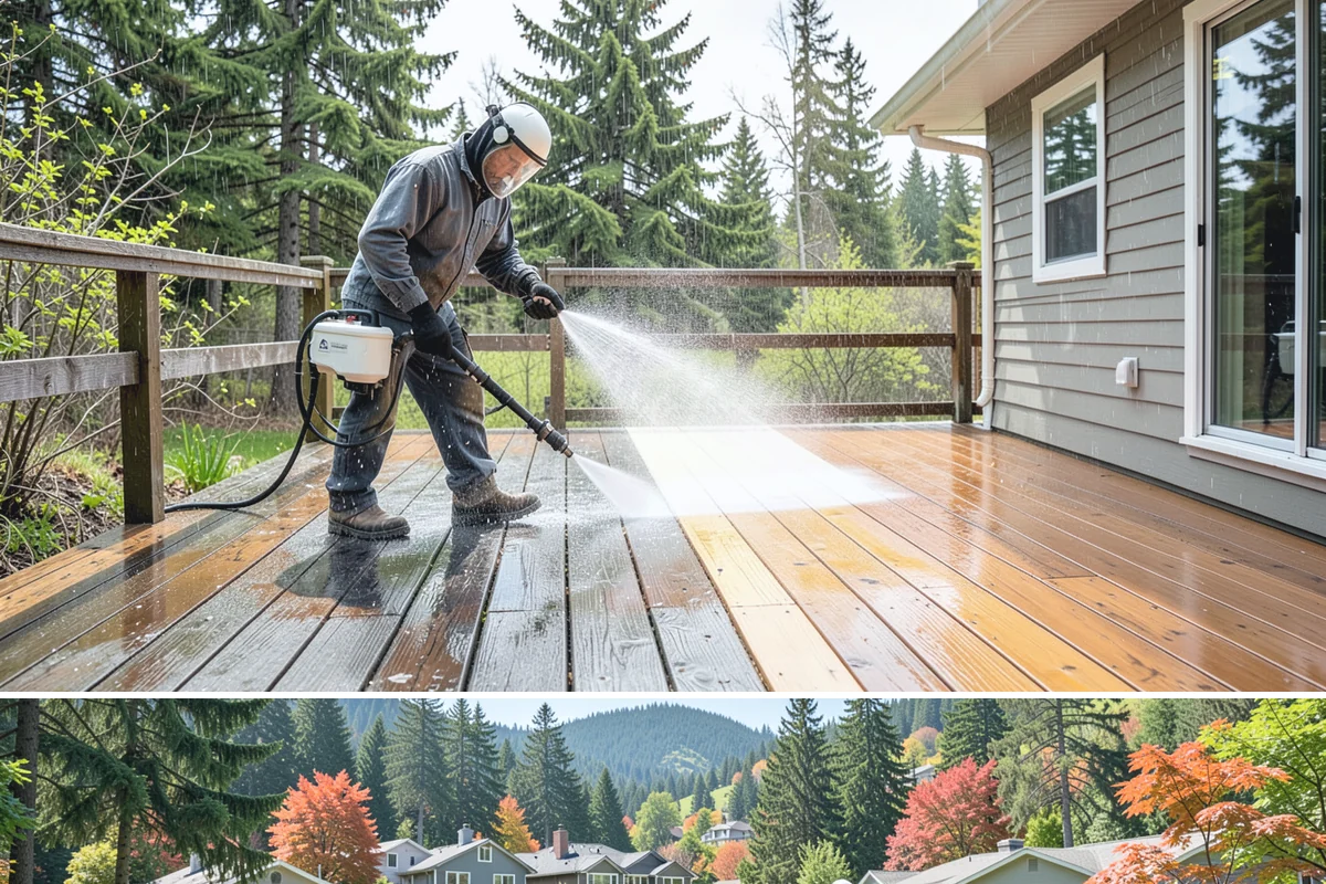 Metal Cleaning in Fircrest, Pierce County, WA - Clean exterior metal in late spring to remove the film that builds through the damp winter and to slow seasonal corrosion.