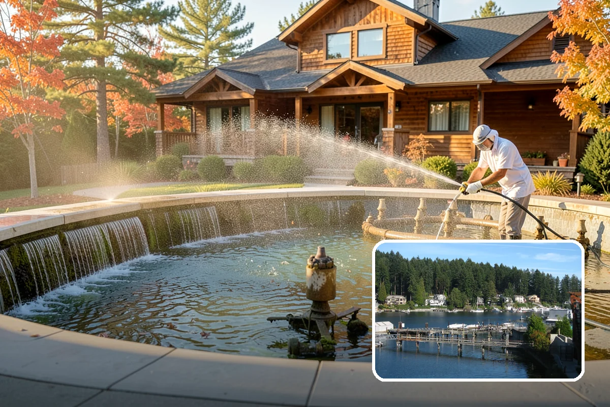 Metal Cleaning in Gig Harbor, Pierce County, WA - Lifts grime and oxidation film from exterior metal