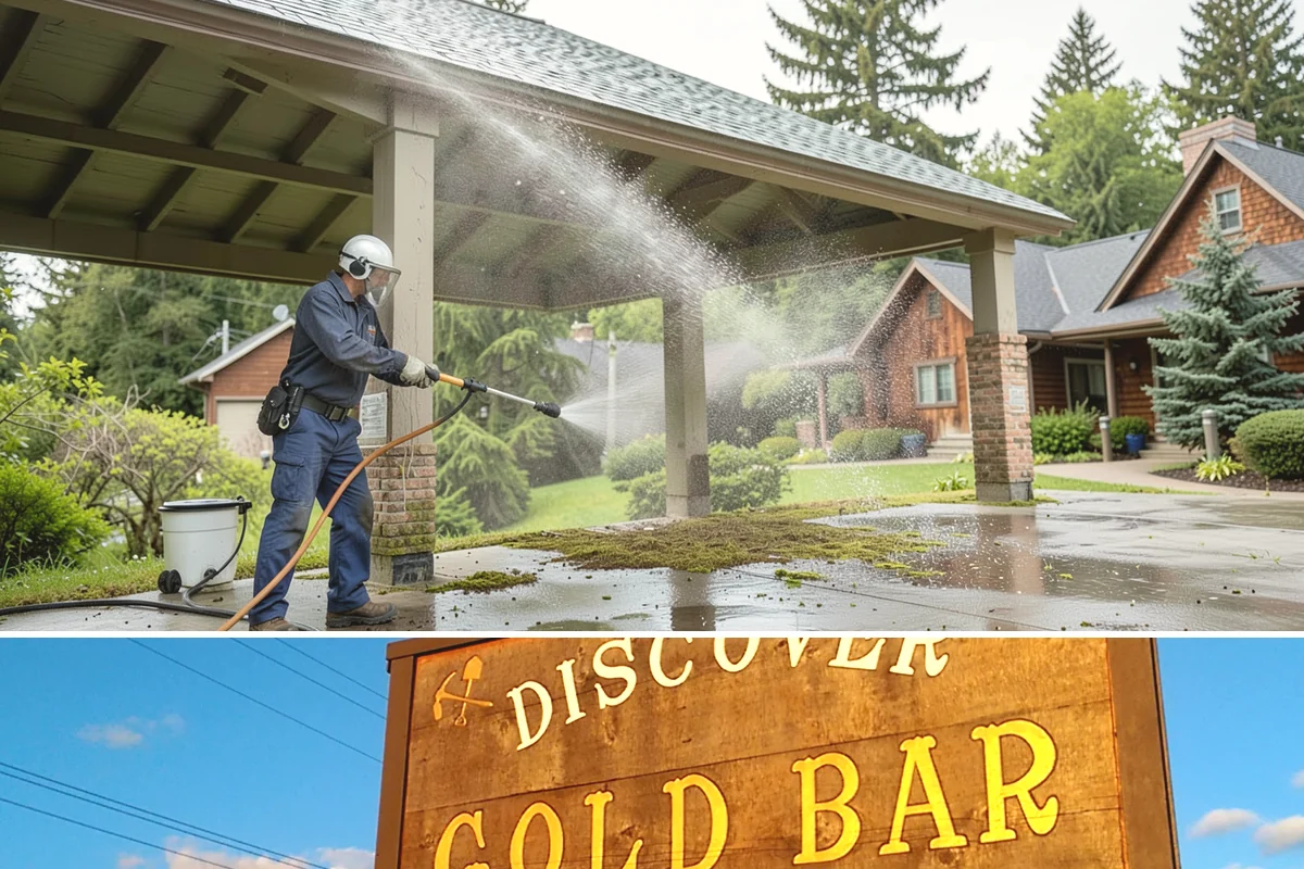 Metal Cleaning in Gold Bar, Snohomish County, WA - Clean exterior metal in late spring to remove the film that builds through the damp winter and to slow seasonal corrosion.