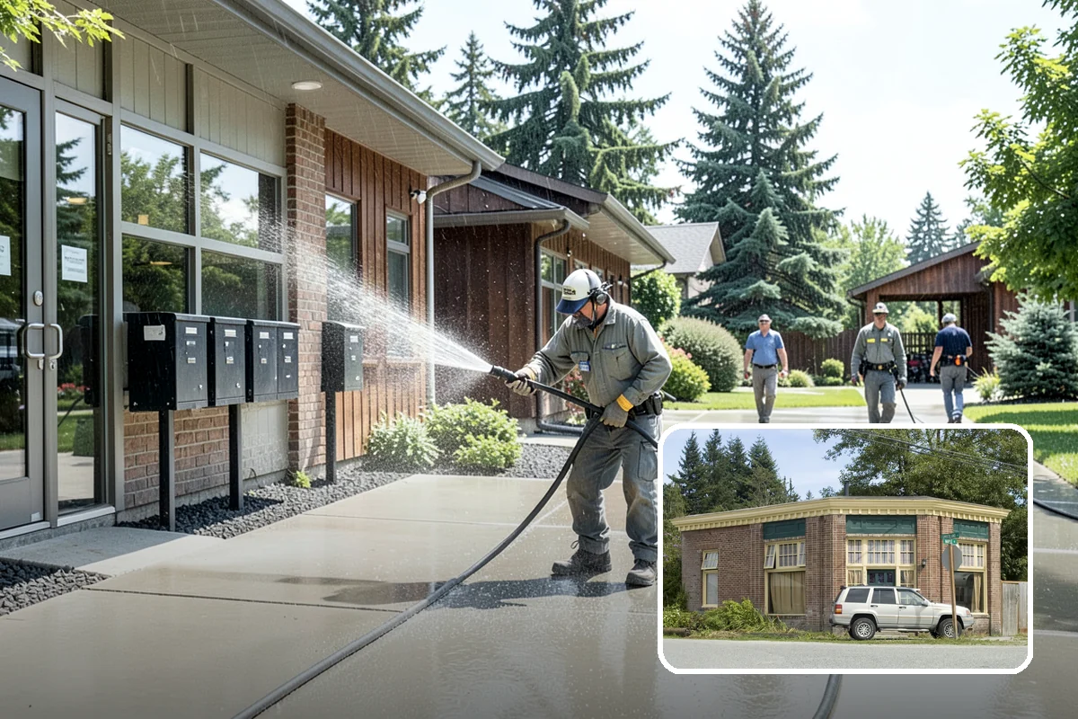 Metal Cleaning in Hamilton, Skagit County, WA - Lifts grime and oxidation film from exterior metal