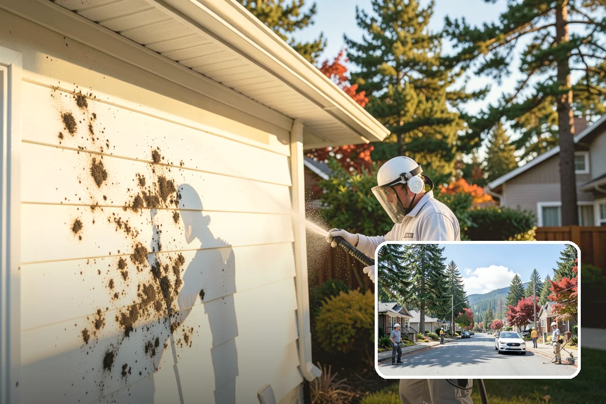 Metal Cleaning in Hunts Point, King County, WA - Lifts grime and oxidation film from exterior metal