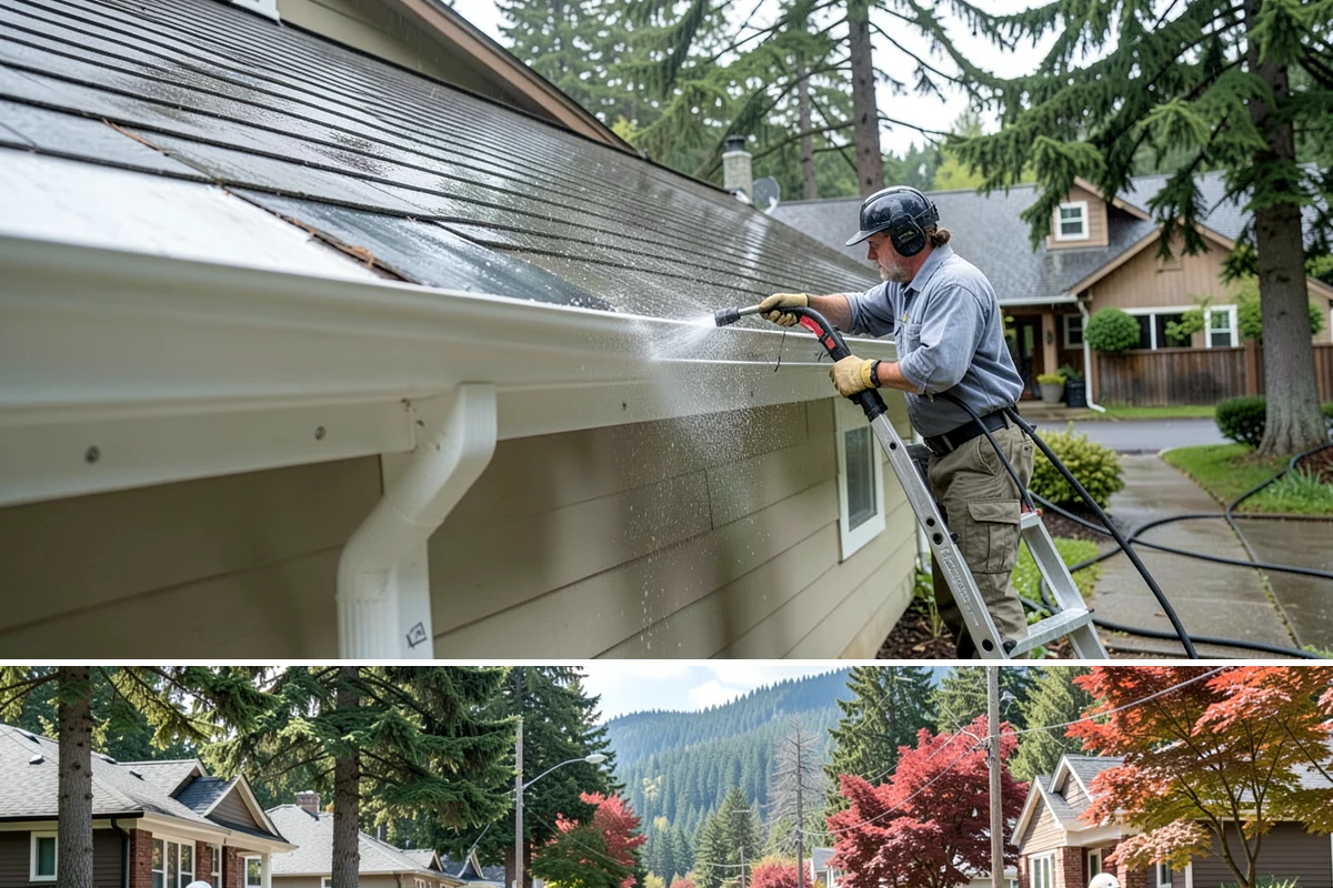 Metal Cleaning in Hunts Point, King County, WA - Clean exterior metal in late spring to remove the film that builds through the damp winter and to slow seasonal corrosion.