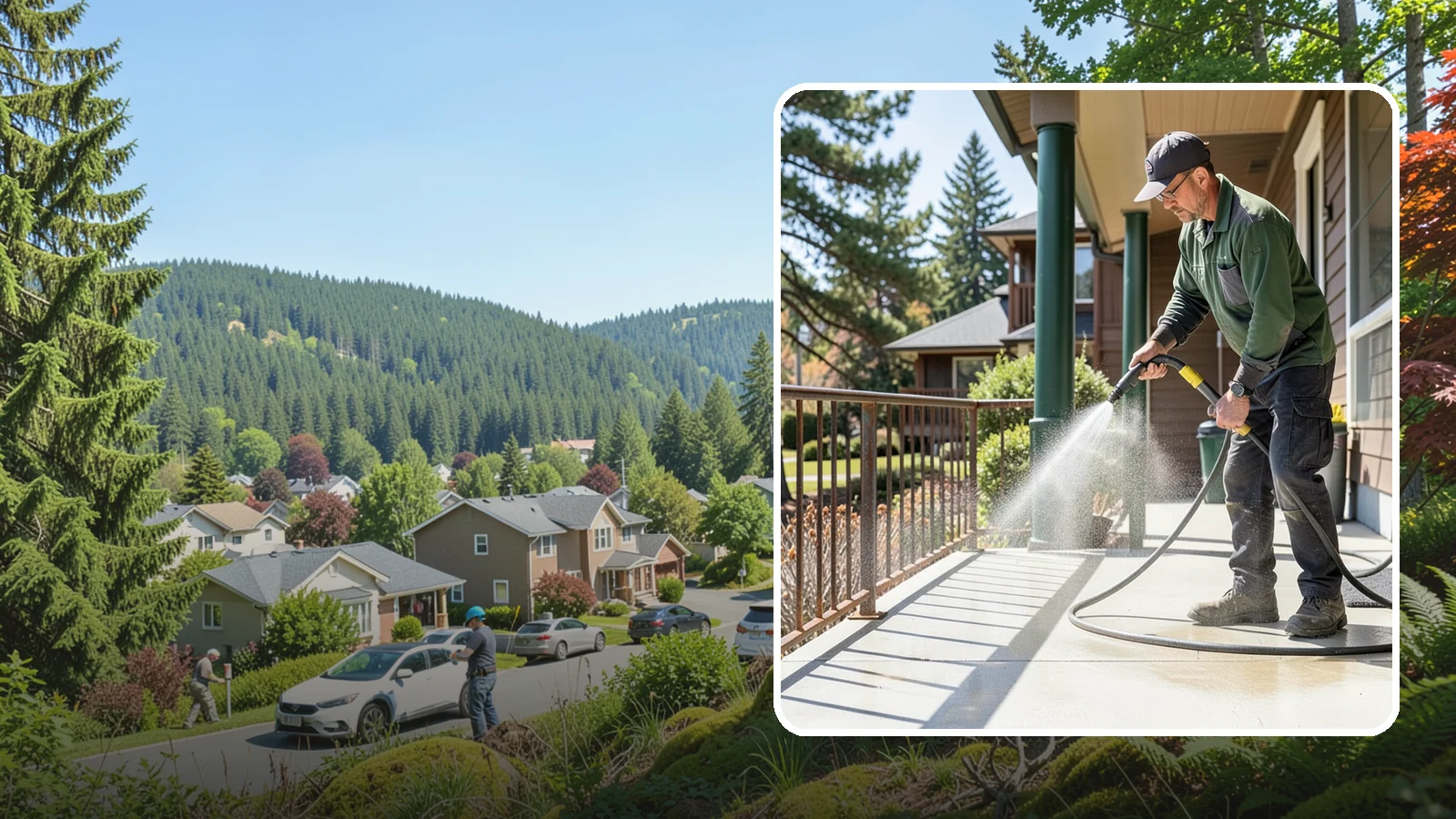 Metal Cleaning in Index, Snohomish County, WA - Gentle cleaning of exterior metal surfaces and railings that removes grime, oxidation film, and staining without scratching.