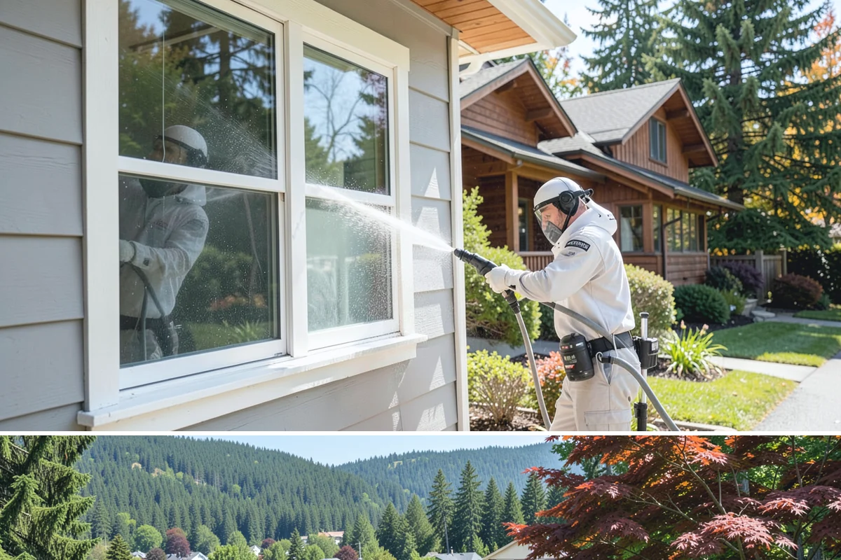 Metal Cleaning in Index, Snohomish County, WA - Clean exterior metal in late spring to remove the film that builds through the damp winter and to slow seasonal corrosion.