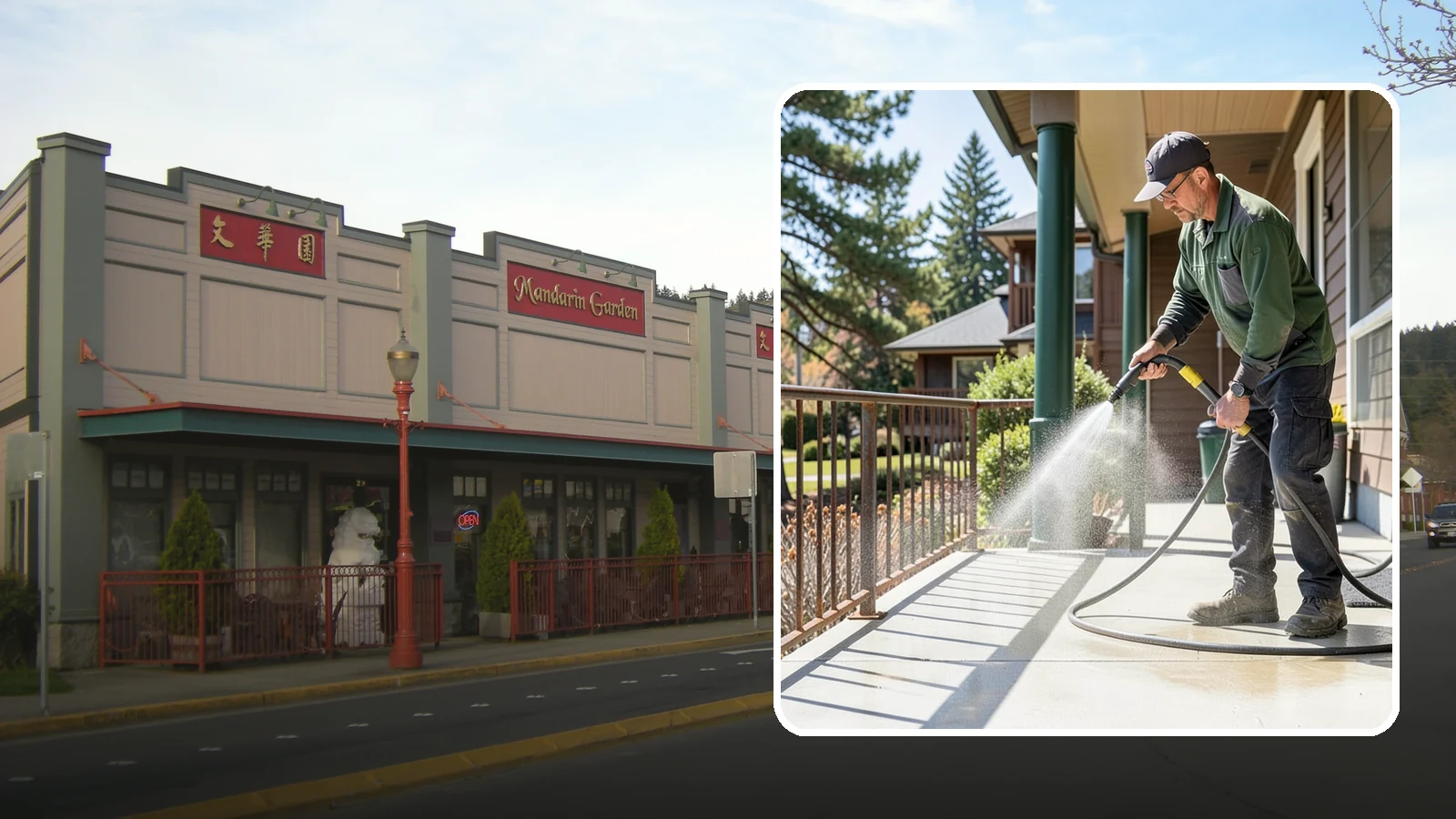 Metal Cleaning in Issaquah, King County, WA - Gentle cleaning of exterior metal surfaces and railings that removes grime, oxidation film, and staining without scratching.