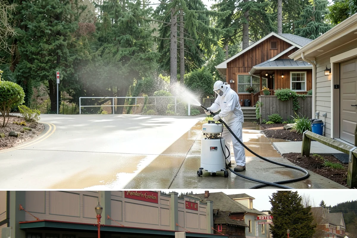 Metal Cleaning in Issaquah, King County, WA - Clean exterior metal in late spring to remove the film that builds through the damp winter and to slow seasonal corrosion.