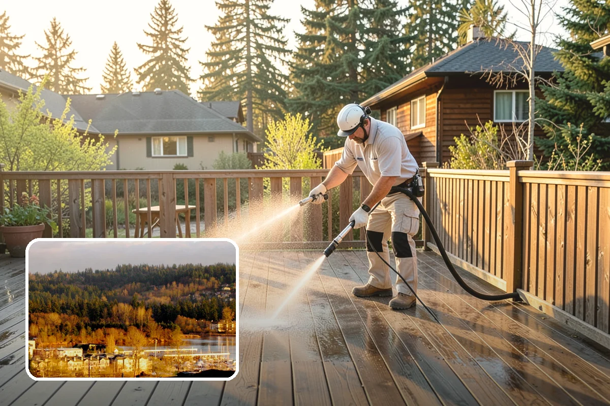 Metal Cleaning in Kenmore, King County, WA - Lifts grime and oxidation film from exterior metal