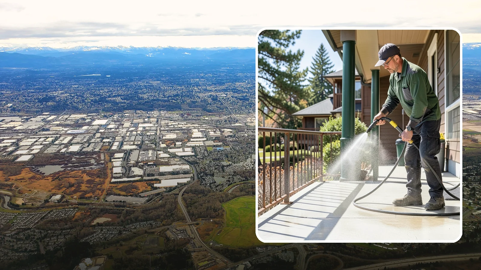 Metal Cleaning in Kent, King County, WA - Gentle cleaning of exterior metal surfaces and railings that removes grime, oxidation film, and staining without scratching.