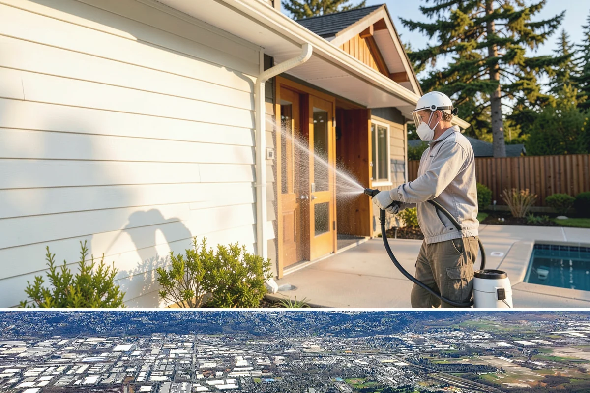 Metal Cleaning in Kent, King County, WA - Clean exterior metal in late spring to remove the film that builds through the damp winter and to slow seasonal corrosion.