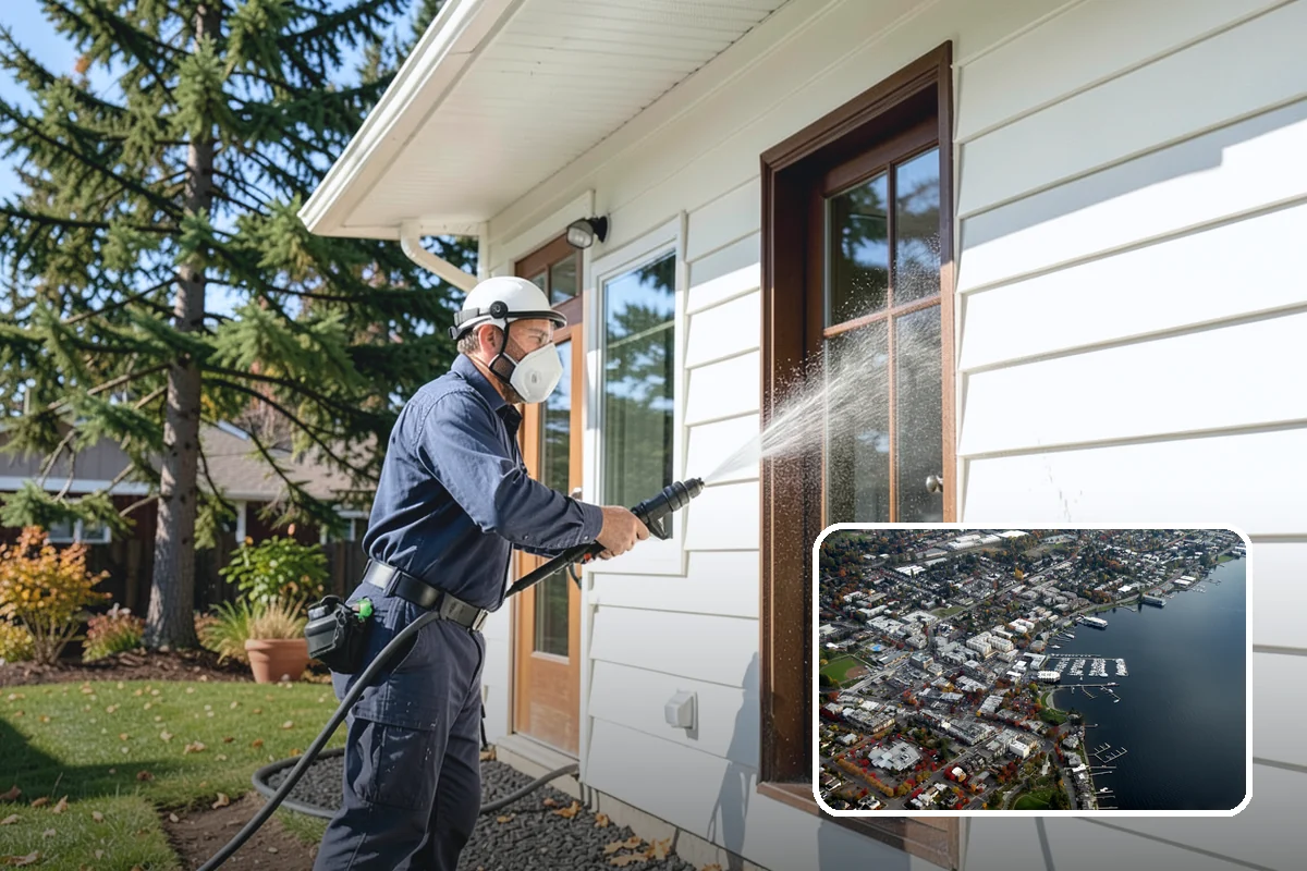 Metal Cleaning in Kirkland, King County, WA - Lifts grime and oxidation film from exterior metal
