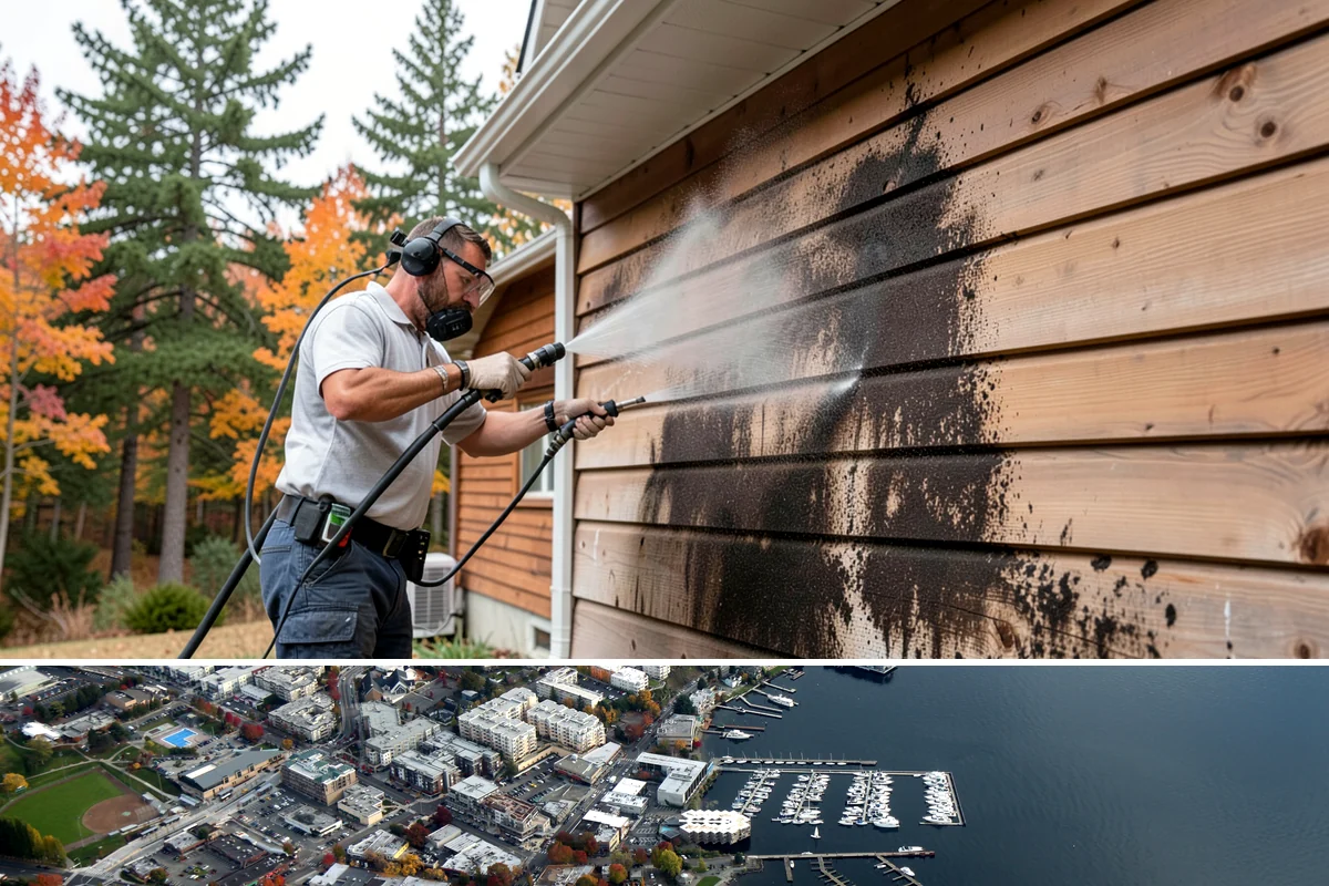 Metal Cleaning in Kirkland, King County, WA - Clean exterior metal in late spring to remove the film that builds through the damp winter and to slow seasonal corrosion.