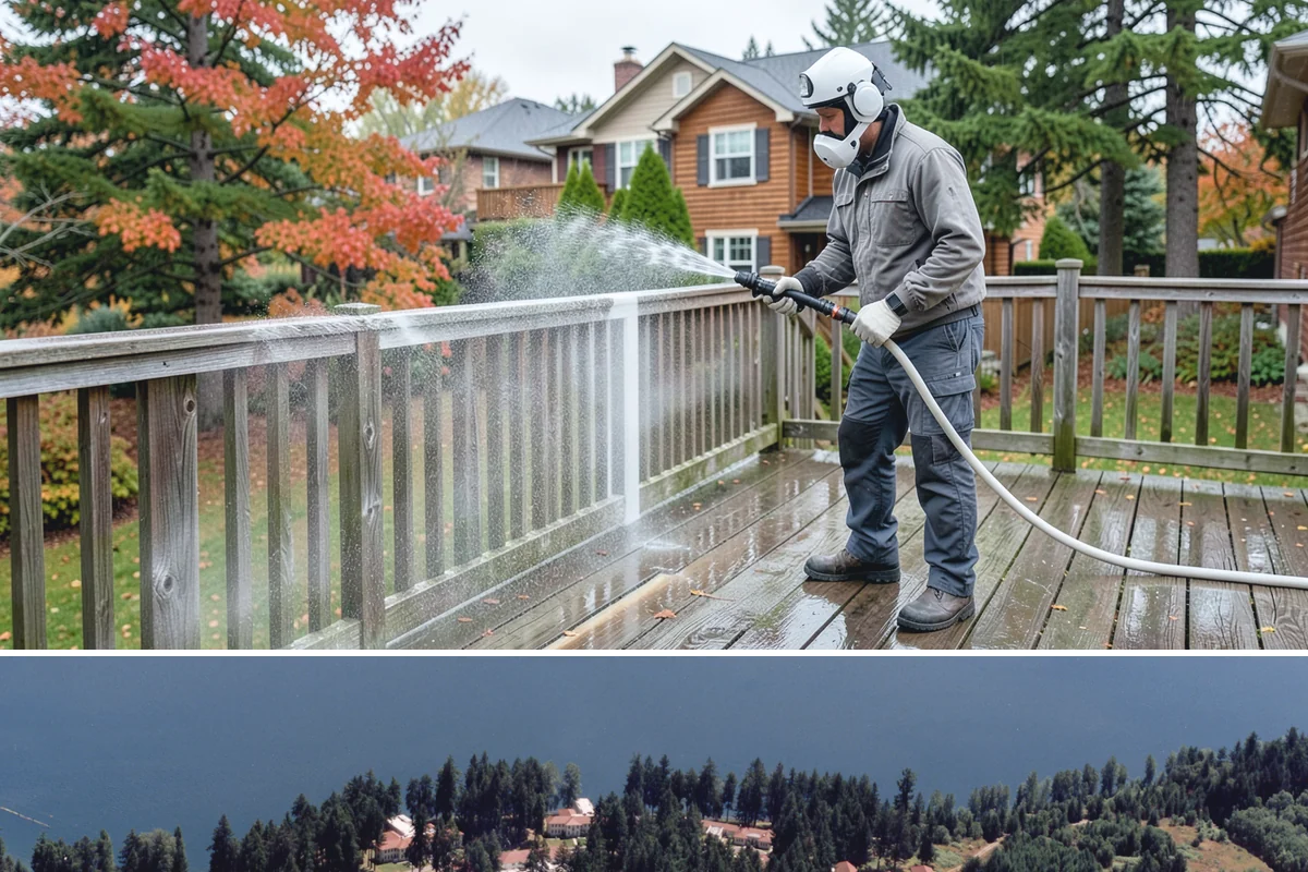 Metal Cleaning in Lakewood, Pierce County, WA - Clean exterior metal in late spring to remove the film that builds through the damp winter and to slow seasonal corrosion.