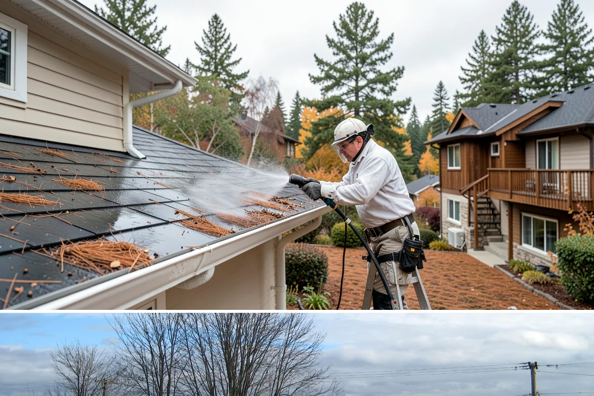Metal Cleaning in Langley, Island County, WA - Clean exterior metal in late spring to remove the film that builds through the damp winter and to slow seasonal corrosion.
