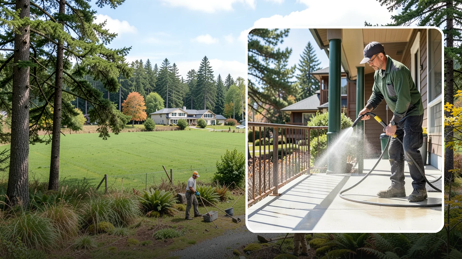 Metal Cleaning in Lyman, Skagit County, WA - Gentle cleaning of exterior metal surfaces and railings that removes grime, oxidation film, and staining without scratching.