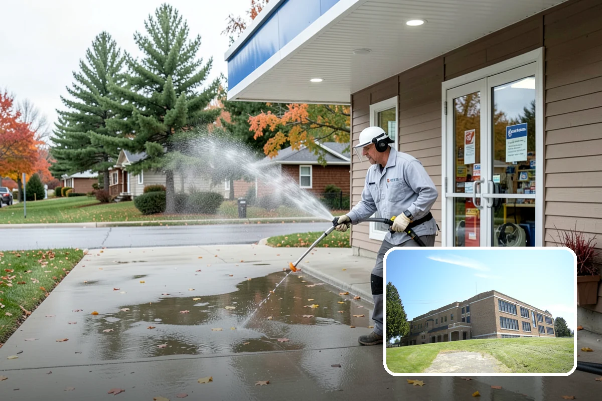 Metal Cleaning in Maple Valley, King County, WA - Lifts grime and oxidation film from exterior metal