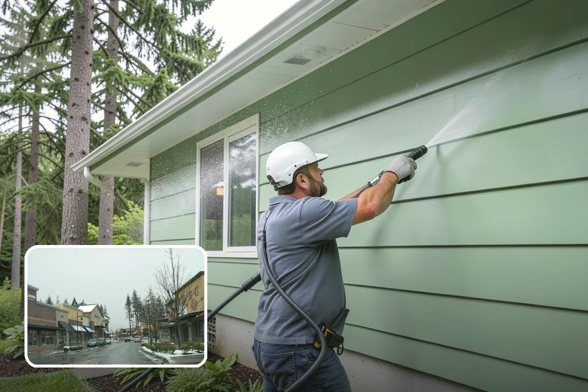 Metal Cleaning in Mill Creek, Snohomish County, WA - Lifts grime and oxidation film from exterior metal