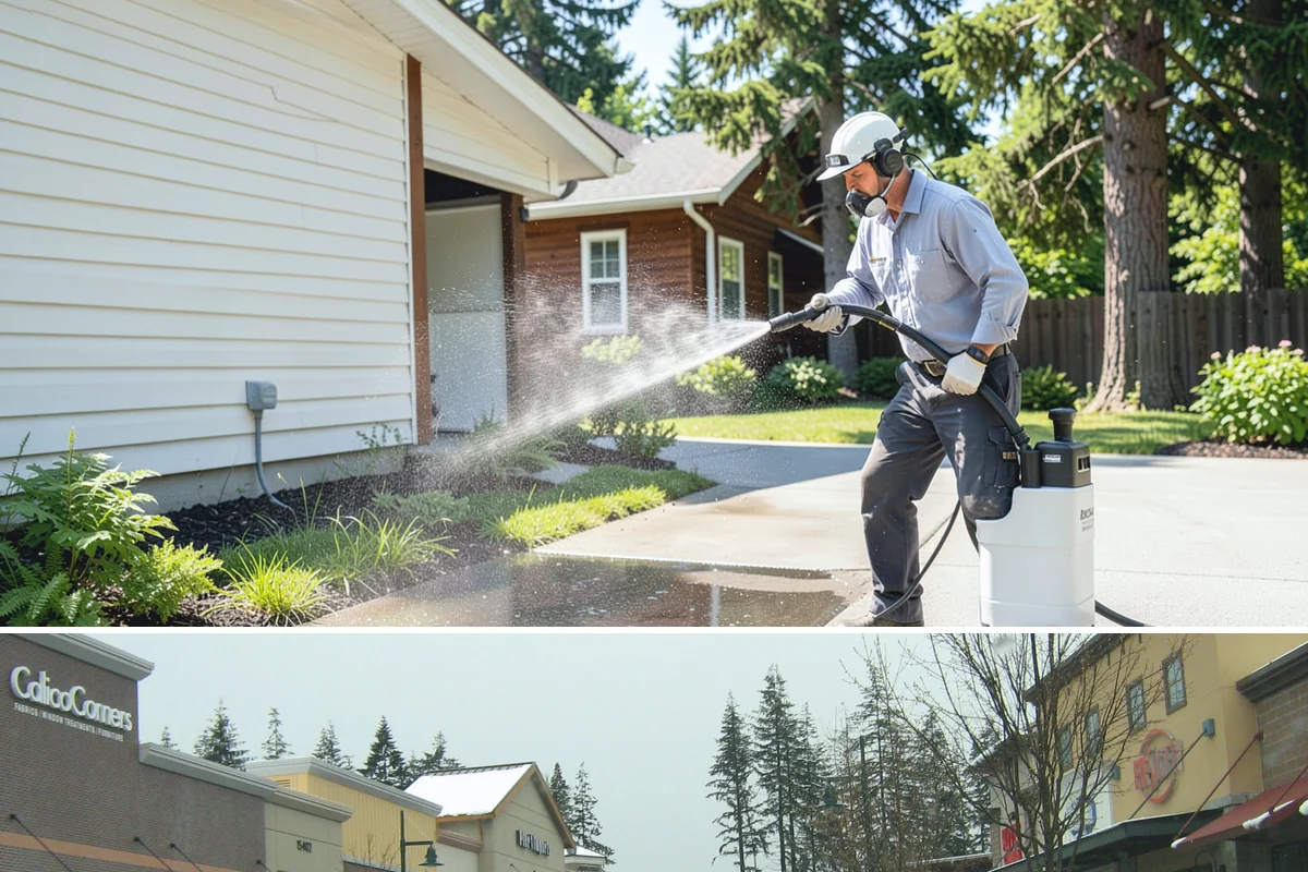Metal Cleaning in Mill Creek, Snohomish County, WA - Clean exterior metal in late spring to remove the film that builds through the damp winter and to slow seasonal corrosion.