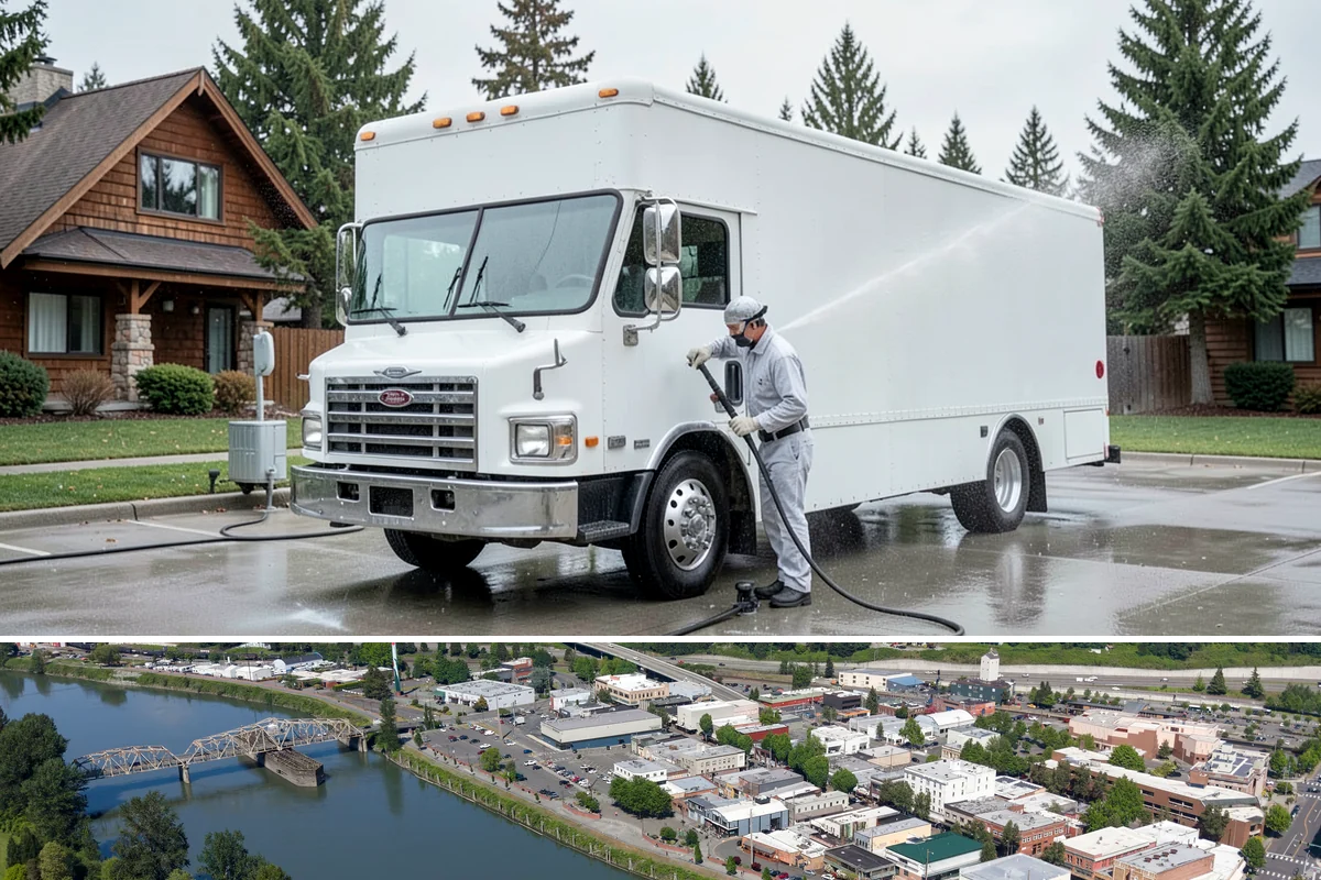 Metal Cleaning in Mount Vernon, Skagit County, WA - Clean exterior metal in late spring to remove the film that builds through the damp winter and to slow seasonal corrosion.