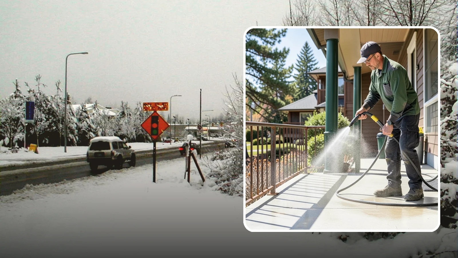 Metal Cleaning in Newcastle, King County, WA - Gentle cleaning of exterior metal surfaces and railings that removes grime, oxidation film, and staining without scratching.