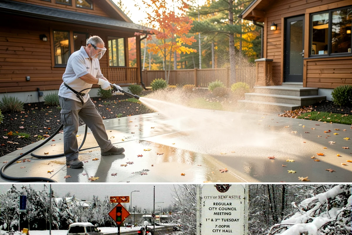 Metal Cleaning in Newcastle, King County, WA - Clean exterior metal in late spring to remove the film that builds through the damp winter and to slow seasonal corrosion.