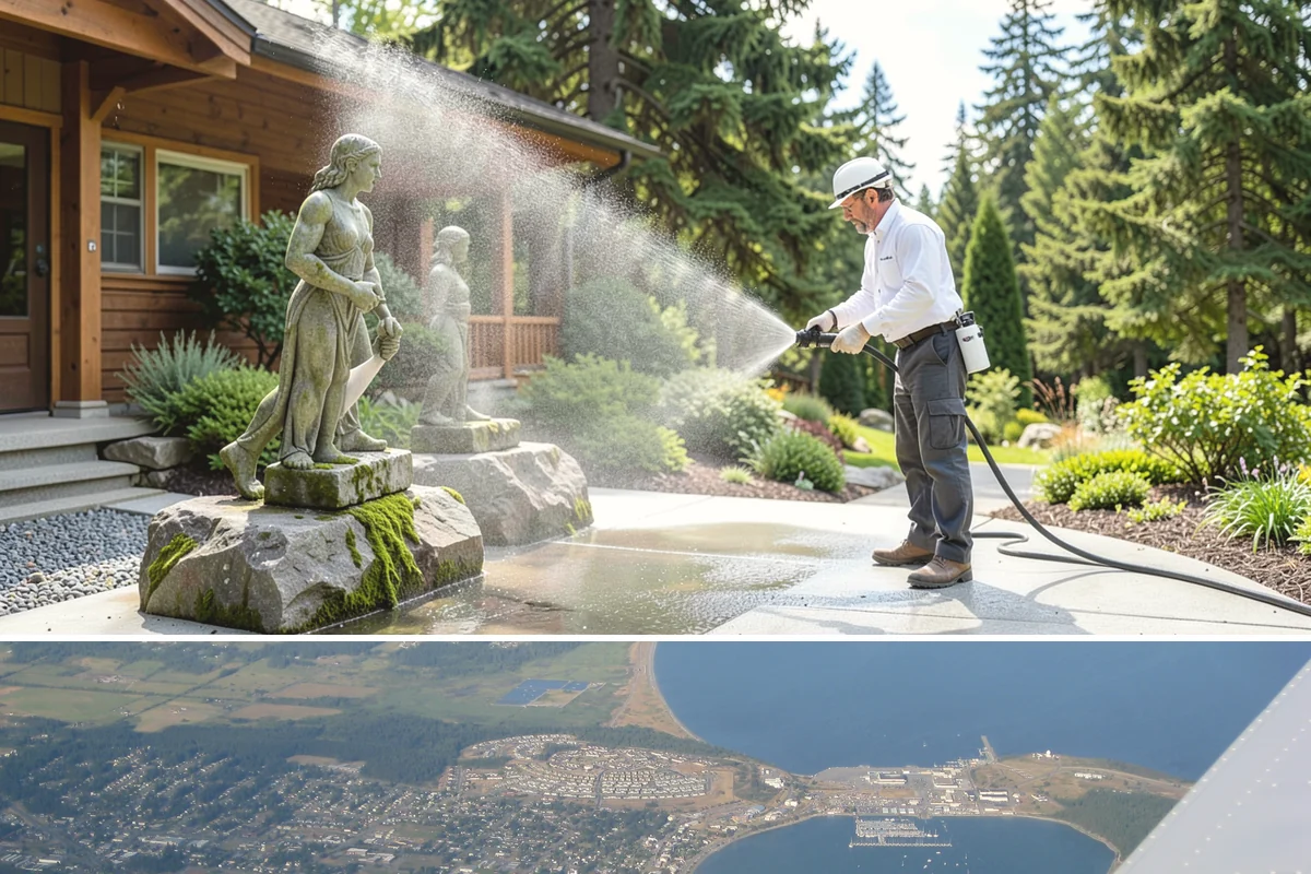 Metal Cleaning in Oak Harbor, Island County, WA - Clean exterior metal in late spring to remove the film that builds through the damp winter and to slow seasonal corrosion.
