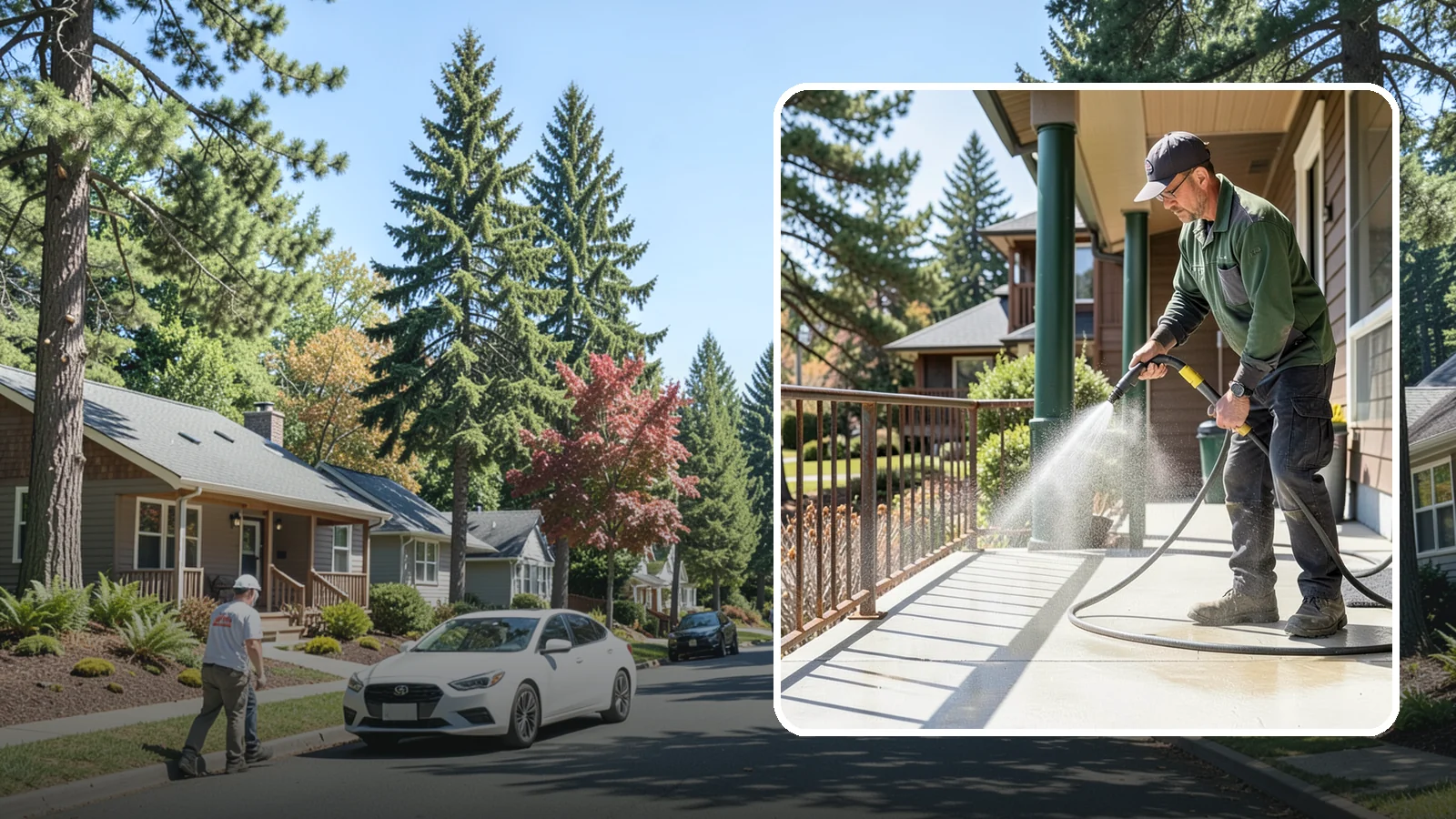 Metal Cleaning in Orting, Pierce County, WA - Gentle cleaning of exterior metal surfaces and railings that removes grime, oxidation film, and staining without scratching.