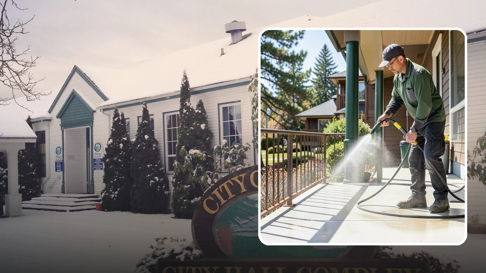 Metal Cleaning in Pacific, King County, WA - Gentle cleaning of exterior metal surfaces and railings that removes grime, oxidation film, and staining without scratching.