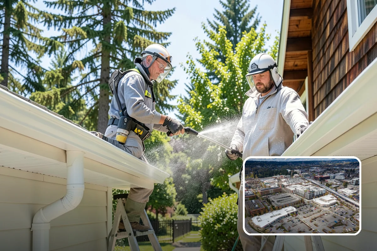 Metal Cleaning in Redmond, King County, WA - Lifts grime and oxidation film from exterior metal