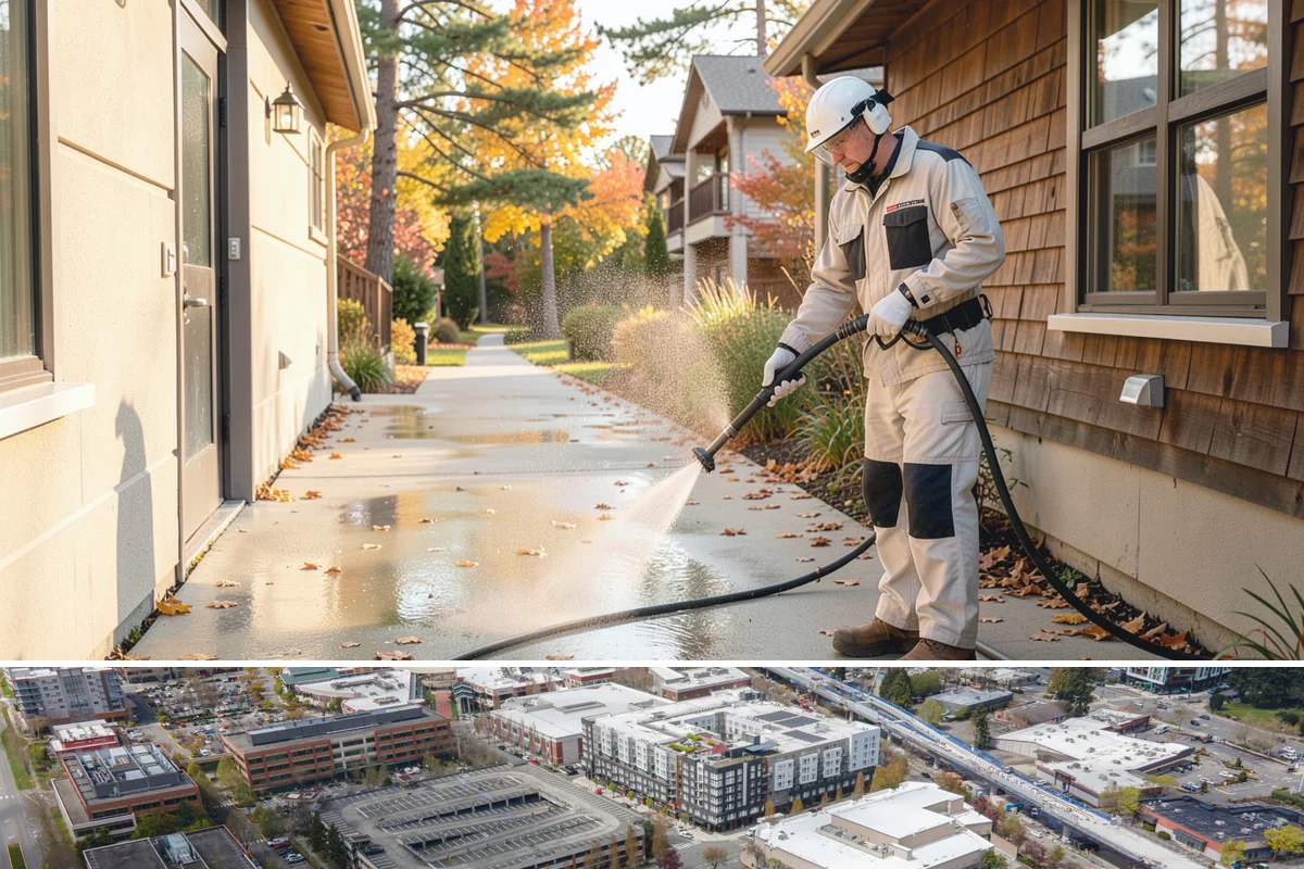 Metal Cleaning in Redmond, King County, WA - Clean exterior metal in late spring to remove the film that builds through the damp winter and to slow seasonal corrosion.