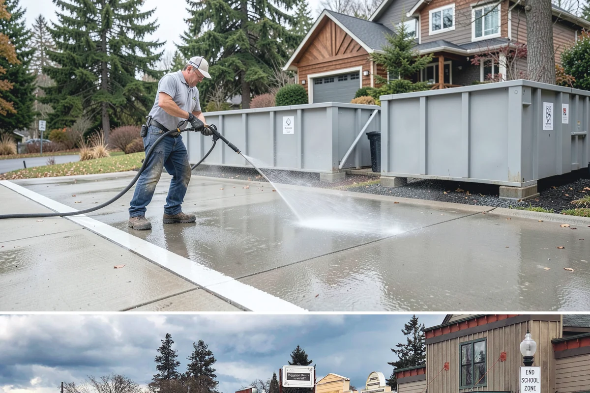 Metal Cleaning in Roy, Pierce County, WA - Clean exterior metal in late spring to remove the film that builds through the damp winter and to slow seasonal corrosion.