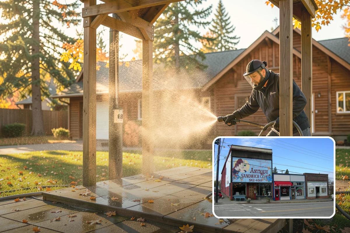 Metal Cleaning in Ruston, Pierce County, WA - Lifts grime and oxidation film from exterior metal