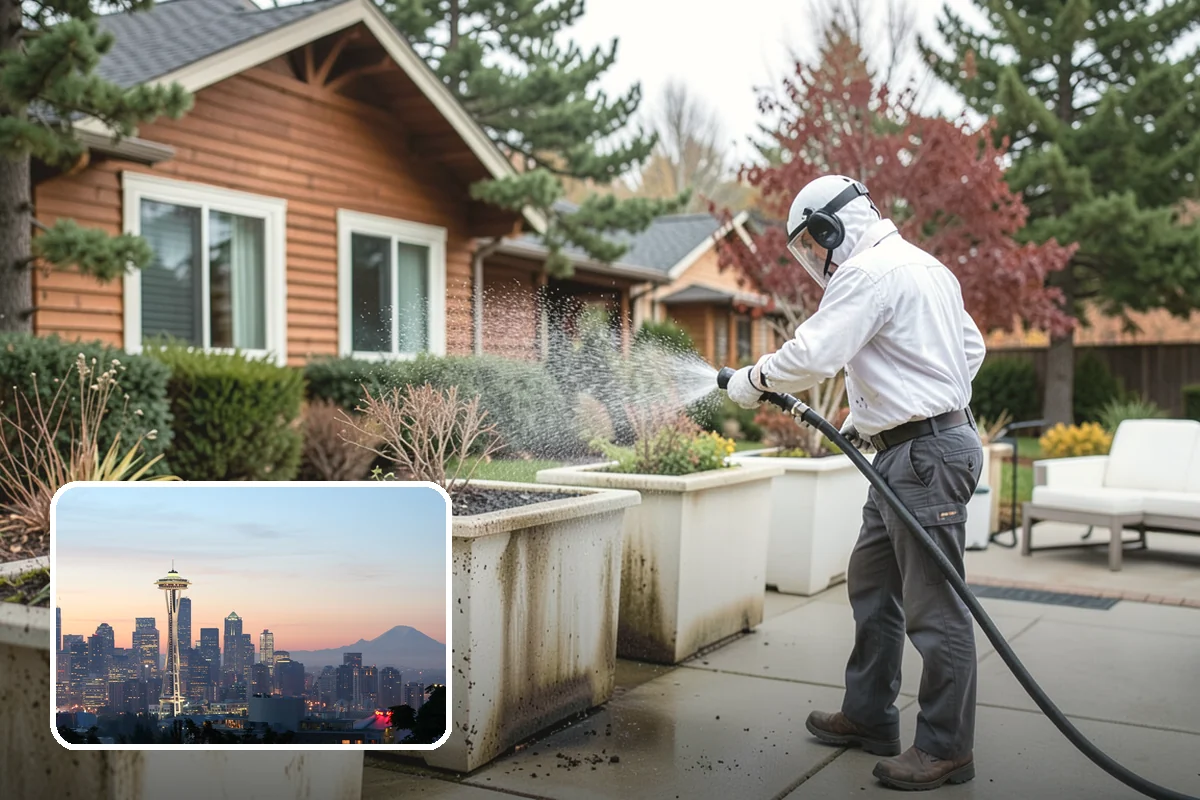 Metal Cleaning in Seattle, King County, WA - Lifts grime and oxidation film from exterior metal