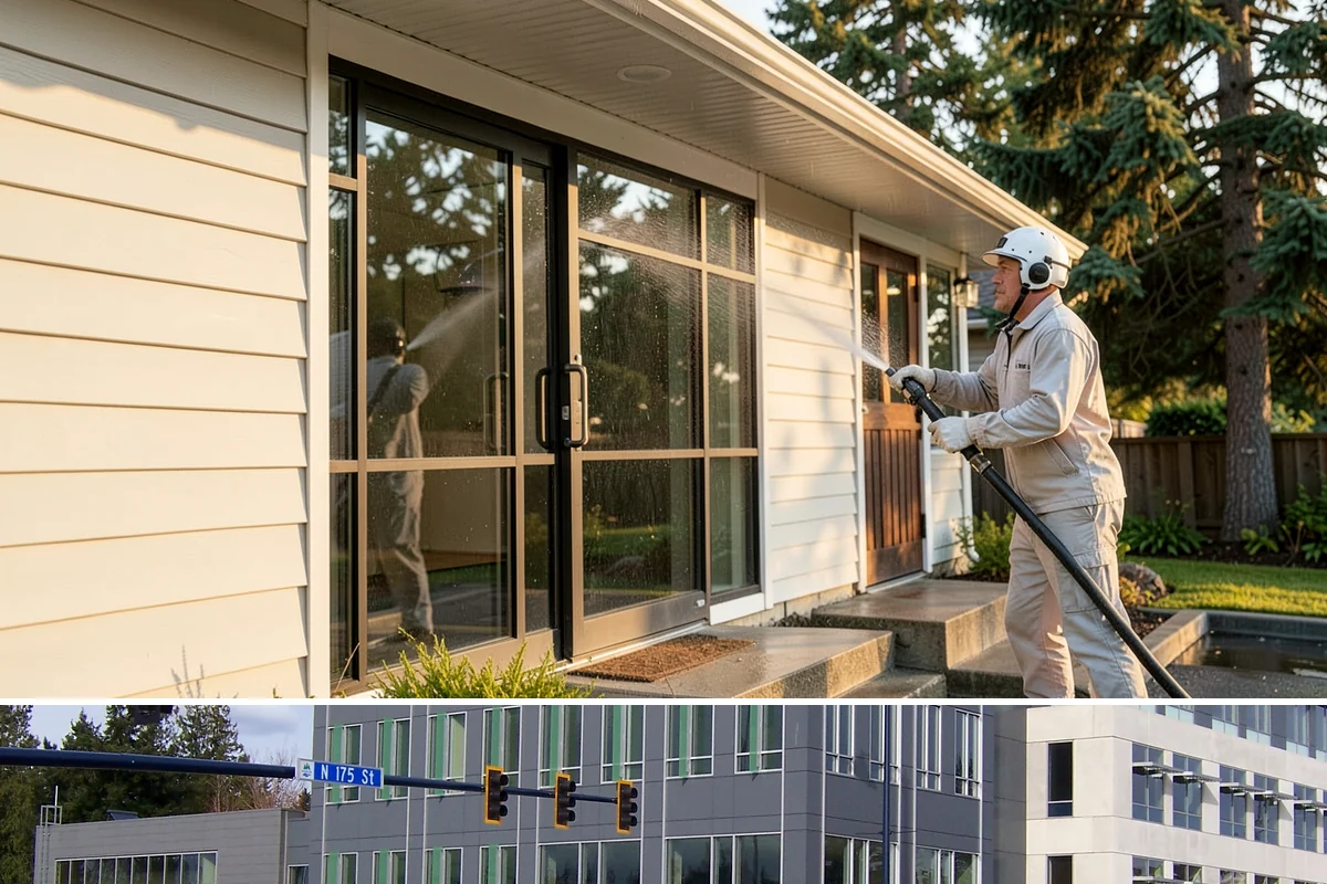 Metal Cleaning in Shoreline, King County, WA - Clean exterior metal in late spring to remove the film that builds through the damp winter and to slow seasonal corrosion.